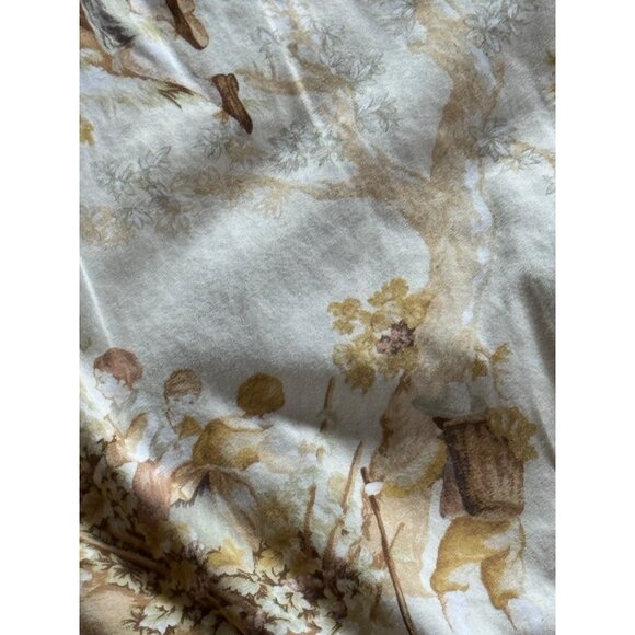 Lagecy Home  Ruffled Edge Pillow Shams French Country/Pastoral Print 28" x 20" - Picture 9 of 12